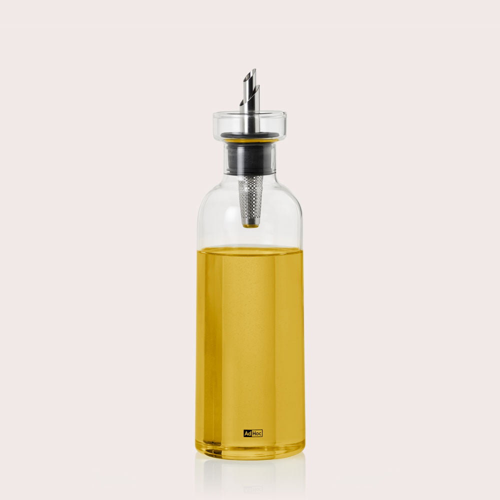 AromaPour Oil & Vinegar Dispenser in Clear Glass