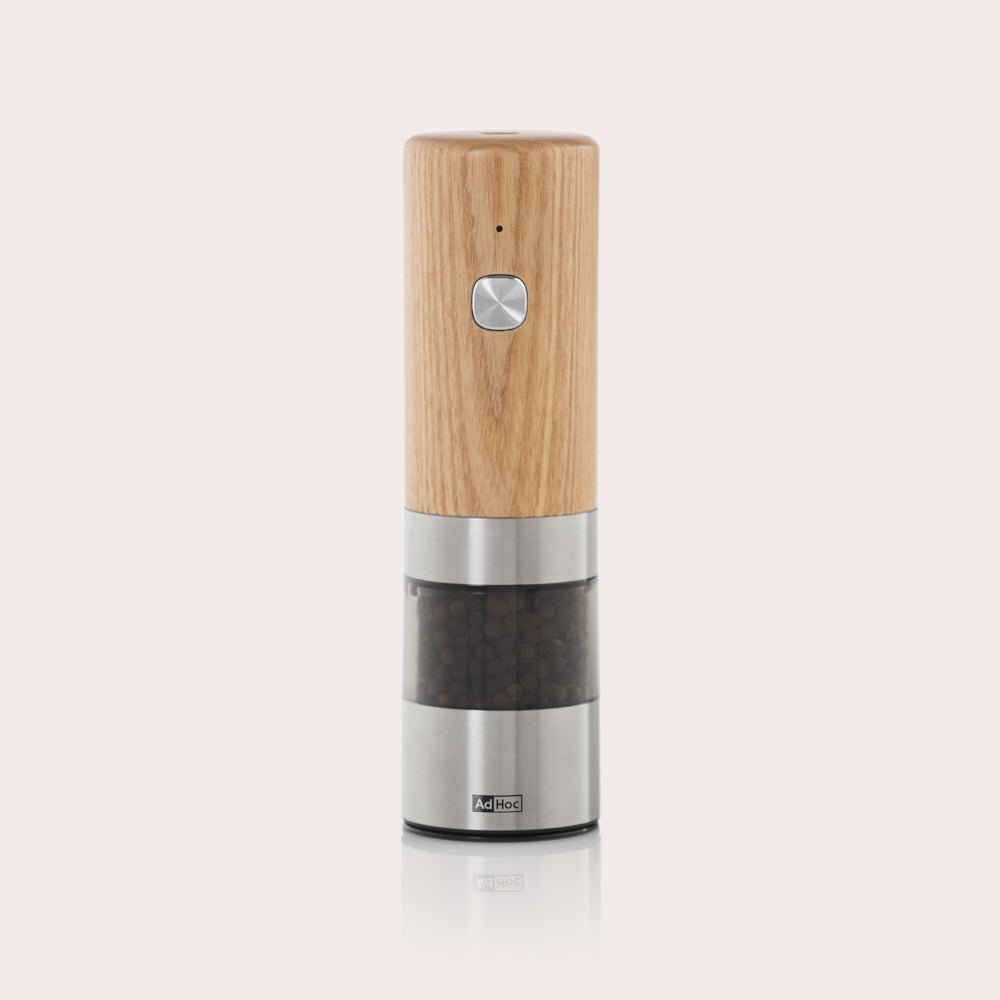 i.Mill Electric Salt & Pepper Mill in Ash Wood
