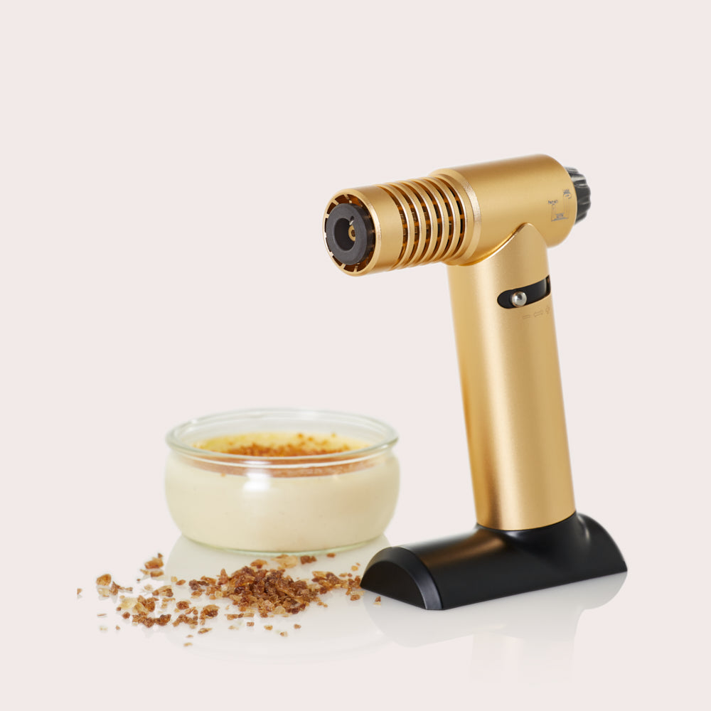 Flambé Kitchen Blowtorch Gold