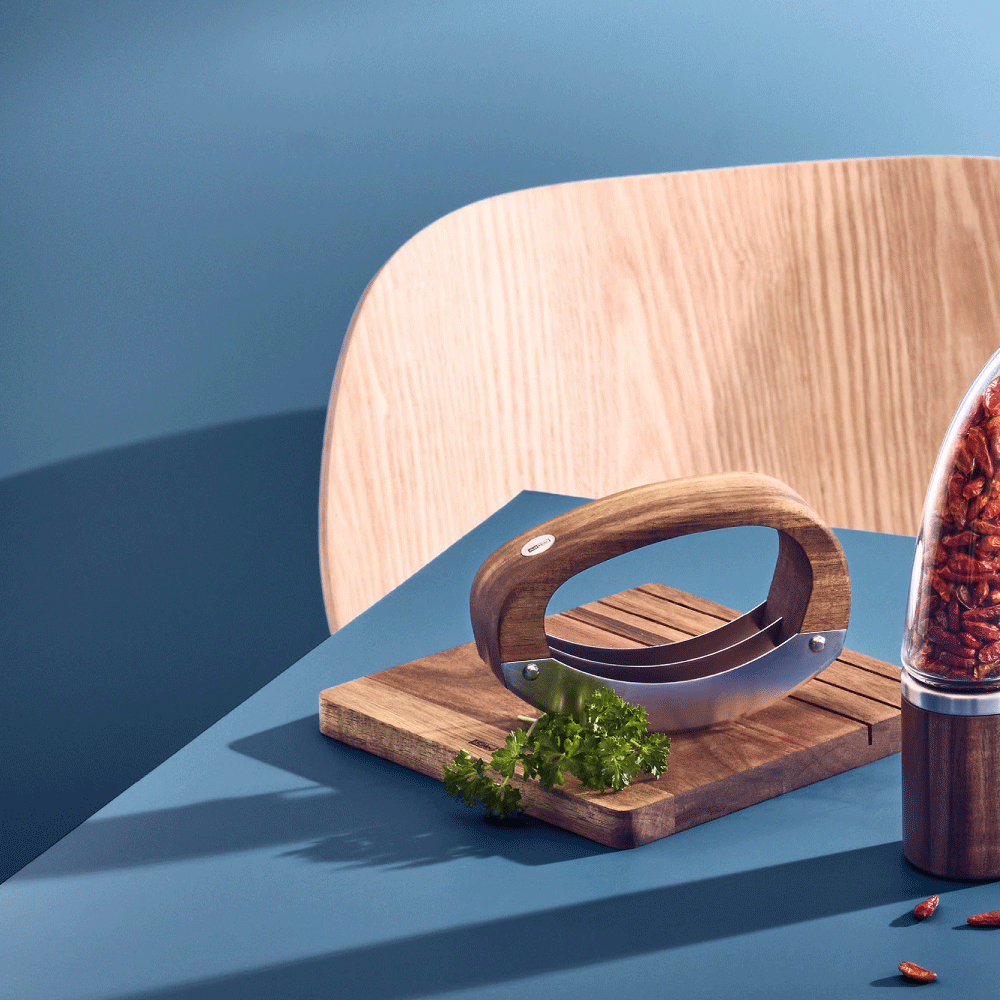 Roccaverde Chopping Knife with Chopping Board