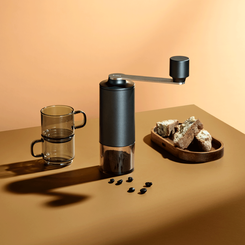 Moro Manual Coffee Grinder in Dark Grey