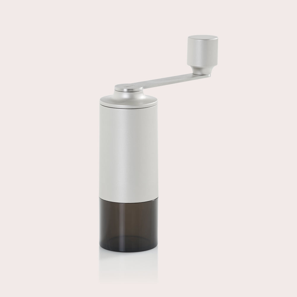 Moro Manual Coffee Grinder in Light Grey