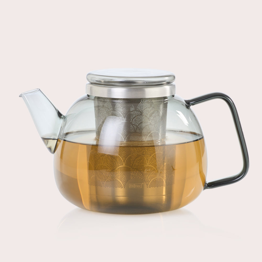 Yuna Teapot in Grey Glass