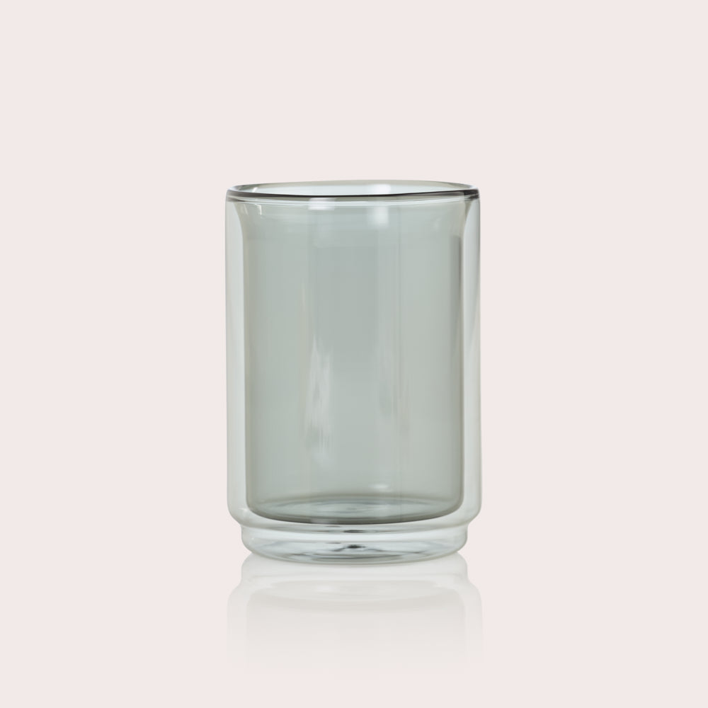 Impact Glass Mug in Grey Glass
