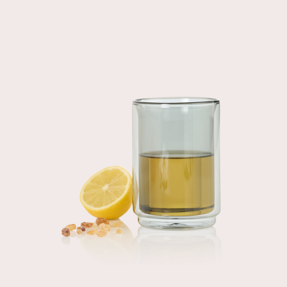 Impact Glass Mug in Grey Glass
