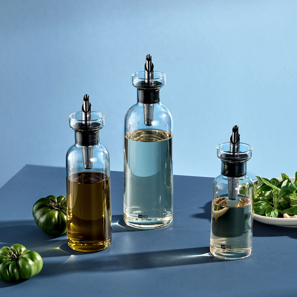 AromaPour Oil & Vinegar Dispenser in Clear Glass