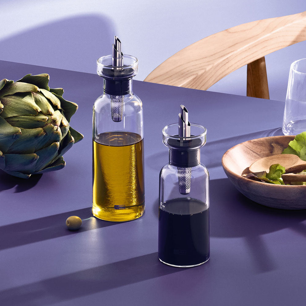 AromaPour Oil & Vinegar Dispenser in Clear Glass