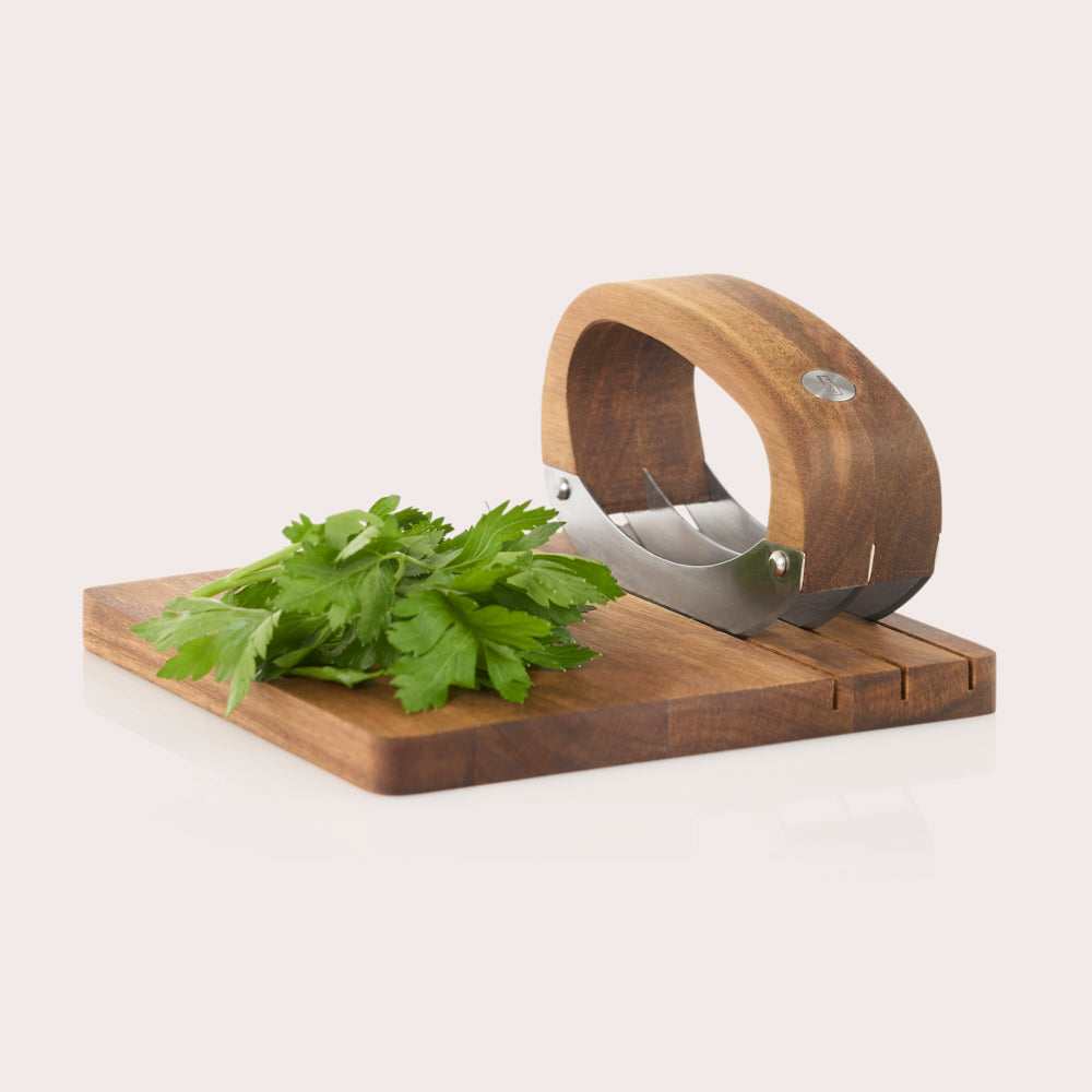 Roccaverde Chopping Knife with Chopping Board