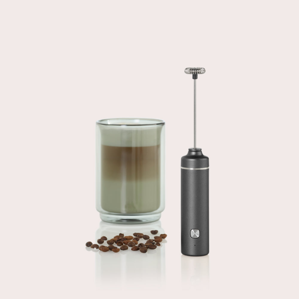 Moro Electric Milk & Sauce Frother in Dark Grey
