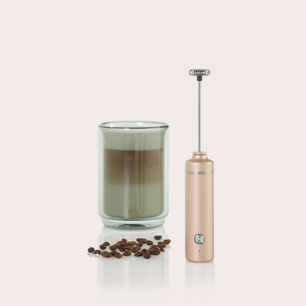 Moro Electric Milk & Sauce Frother in Light Copper